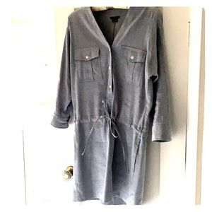 Theory Chambray Linen Dress size 2.